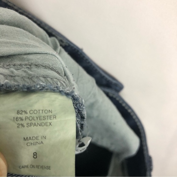 NY&C Lower Waist Curvy Bootcut Blue Jeans Women’s Size 8 New York And Company - Picture 5 of 14